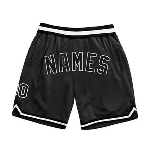 Free Design Custom Name American Size black yellow Basketball Shorts Mens sports shorts - Product Image 3