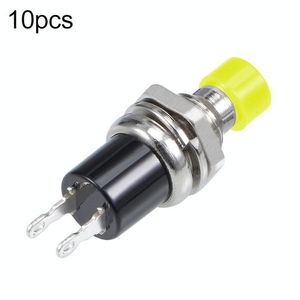 10pcs Yellow 7mm Wire Multicolor Momentary <b>Push</b> <b>Button</b> <b>Switches</b> - Product Image 1