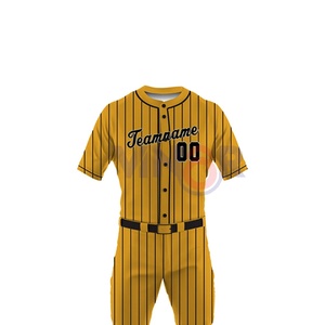Meilleur fabricant prix direct usine maillot de baseball personnalisé avec short ensembles vêtements de sport services OEM uniforme de baseball - Product Image 4