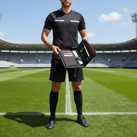 Accessoires d'arbitre de la meilleure qualité Portefeuille d'arbitre et sac de données avec cartes d'avertissement rouges et jaunes