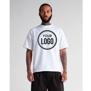 Camiseta de gran tamaño con logotipo personalizado, ropa de calle, Camiseta de algodón pesado para hombre, camiseta de peso máximo Shaka Wear - Product Image 2