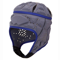 Casque de rugby tendance, personnalisé, rembourrage doux en EVA, équipement de protection pour la tête de football, réglable, casque de mêlée professionnel unisexe double