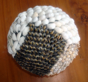 Seashell <b>Ball</b> Mosaic 15 cm Motif Mix Craft Raw Technique Home Decoration for Love Flower Style for <b>Lamp</b> Jewelry SEASHELL JEWELRY - Product Image 4
