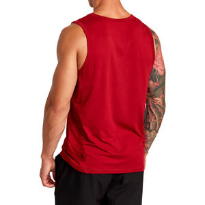 Fitness Workout Tank Tops Hombres Tank Top Culturismo Diseño personalizado, etiquetas, etiquetas Transpirable Cómodo Casual Wear Tank Top - Product Image 5