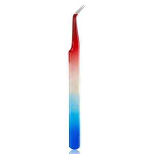 Meilleures pinces à extensions de cils professionnelles de haute qualité en acier inoxydable, fabriquées à la main, pour la pose de sourcils par Hexa Care - Product Image 2