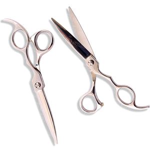 Ciseaux de coiffure professionnels 440C haute dureté, finition de luxe, fournisseur OEM pour équipement de salon - Product Image 2