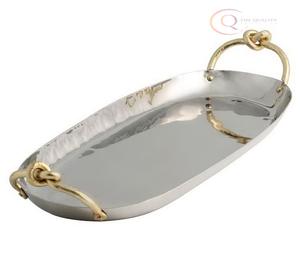 Elegant Metal <b>Decorative</b> <b>Tray</b> for Home and Office Décor | Adds Style and Utility - Product Image 5