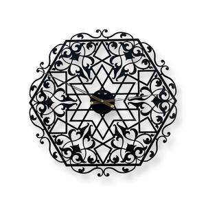 European Style Modern 60cm Steel Single Face <b>Wall</b> <b>Clock</b> <b>for</b> <b>Living</b> <b>Room</b> Unique Art Deco Design Quartz Needle Display Antique - Product Image 1