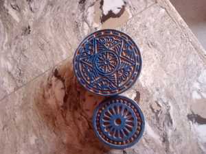 Custom Made <b>Wooden</b> Textile Printing <b>Blocks</b> Also Suitable for Use As Henna Stamps Ideal for Resale and Kids Crafts - Product Image 3