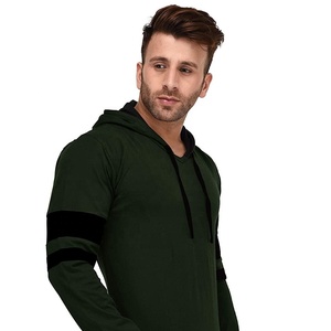 Sweat à capuche en coton mélangé de haute qualité pour hommes, modèles d'hiver et d'extérieur avec logo personnalisé, options multicolores, prix réduit, tailles personnalisées - Product Image 5
