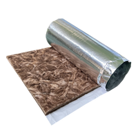 Matériau d'isolation thermique ignifuge industriel UET R3 Australie, norme AS1530.1, couverture en laine de verre de 130 mm, feuille d'aluminium