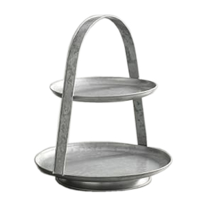 Manufacturer & Wholesaler Metal Iron Galvanized <b>Cake</b> Serving <b>Stand</b> Metal Iron Galvanized 3 Tier <b>Cake</b> <b>Stand</b> - Product Image 3
