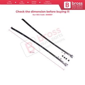 ชุดซ่อมรางเลื่อนกระจกหลังคาซันรูฟแบบพาโนรามา BSR667 สำหรับรถยนต์ GLE Class C292 W292 Coupe ปี 2015-2019 2927800600 700 ความยาว - Product Image 5
