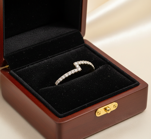 แหวนทองปรับขนาดได้แบบเกลียว - เครื่องประดับงานแต่งงานสำหรับผู้หญิงทันสมัย - Product Image 4