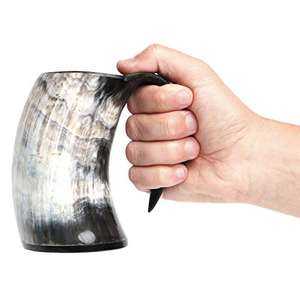 Nique-taza tallada de cuerno de búfalo para beber, jarra de cuerno de búfalo de cerveza con artesanía natural al mejor precio - Product Image 5