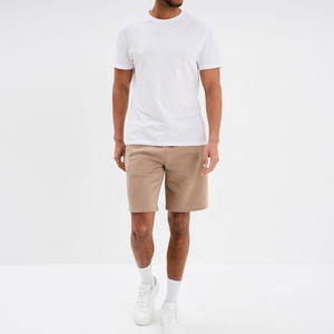 Shorts hybrides décontractés et élégants pour hommes en mélange de polyester et de coton, coupe régulière, confort, extensibilité, respirabilité, écologiques, séchage rapide, tous - Product Image 5