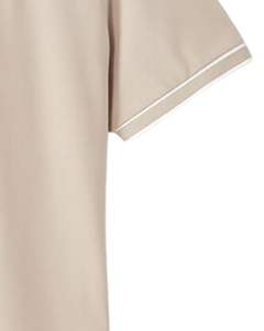 Polo de Manga Corta con Media Cremallera Gris Claro para Hombre, Verano, Suave, Transpirable, con Bolsillo, Diseño Casual, Cómodo para Uso Diario, Top de Moda - Product Image 5