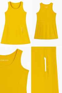 Robe de sport décontractée pour femmes grande taille, séchage rapide, respirante, légère, confortable, robe de sport, vente en gros FOB - Product Image 5