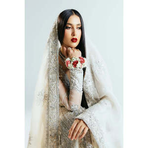 Collection Festive Hussain Rehar '25 SERAPH-TC-1014 Vêtements Ethniques Salwar Kameez Anarkali Salwar Suit en Soie Georgette Lourde - Product Image 3