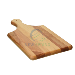 100% planche à découper rectangulaire en bois de qualité supérieure bloc à découper écologique avec poignée durable fabriqué au Vietnam - Product Image 2