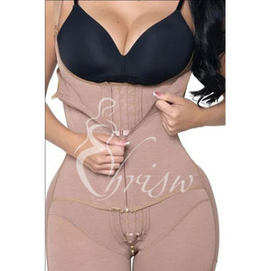 Poitrine ouverte <span class=keywords><strong>sans</strong></span> manches Shapewear taille mince et <span class=keywords><strong>combinaison</strong></span> de levage de hanche pour façonner des courbes sexy Corset postopératoire en tissu confortable - Product Image 2