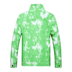 Nouvelle veste en jean rembourrée en peau de conception personnalisée OEM 2025 pour hommes avec fermetures à boutons surdimensionnées et vestes à manches longues - Product Image 2