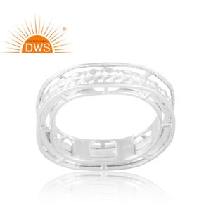 Nuevo diseño de anillo de plata de ley, joyería personalizada para mujer, regalo para ella, fabricante de joyería personalizada - Product Image 1