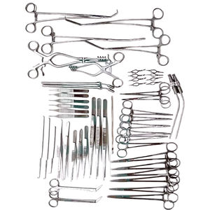 Juego de Cirugía Vascular de 52 Piezas, Instrumentos Quirúrgicos Médicos Reutilizables Manuales, Acero Inoxidable Premium, Certificado CE ISO por DEBONAIRII - Product Image 6