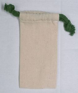 100% Organic Soft Flat Bottom Linen <b>Drawstring</b> <b>Bag</b> Custom Logo Eco-Friendly Recyclable Muslin Cotton Canvas Fabric for Gift - Product Image 6