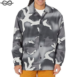 เสื้อโค้ชลายพรางกราฟิกบุรุษเสื้อลำลองมีสไตล์ใส่ในชีวิตประจำวันพิมพ์ลายไม่ซ้ำใครน้ำหนักเบาออกแบบใส่สบายสไตล์สตรีท - Product Image 1