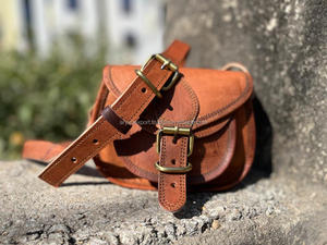 Bolso de Mano de Cuero de Cabra Hecho a Mano, Bolso Bandolera para Mujer - Product Image 6