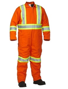 "Overol DE SEGURIDAD reflectante de alta visibilidad personalizado de fábrica OEM ropa de trabajo de algodón de invierno con logotipo, precio asequible - Product Image 2