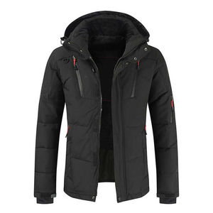 Chaqueta Acolchada para Hombre 2025, de Alta Calidad, Transpirable, 100% Poliéster, Cuello Alto, Logotipo Personalizado, con Capucha, Ropa de Invierno, Directo de Fábrica - Product Image 3