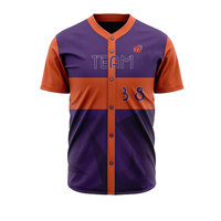Uniforme de baseball adulte en polyester respirant couleurs et logo personnalisés de haute qualité quantité minimale de commande bas ensembles de taille grande poids léger