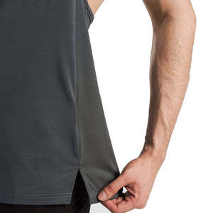 100% Customized Wholesale Slim Fit Spoon Neck Ribbed Tank Top <b>White</b> <b>Men's</b> Cotton Tank Top Personalized Logo Printing - Product Image 4