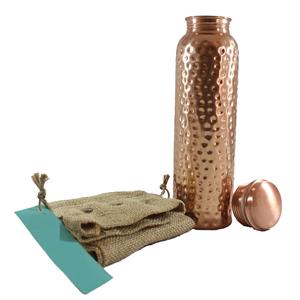 Antibacterial Copper <b>Water</b> <b>Bottle</b> with Jute Bag Highly Remarkable Drinkware Accessories Available with Specious Design <b>for</b> Sell - Product Image 1
