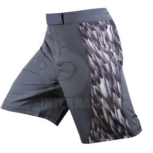 กางเกง MMA ขาสั้นสำหรับต่อสู้,พิมพ์ลายแบบกำหนดเองได้บริการ OEM - Product Image 2
