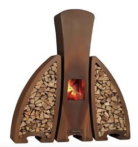 Chimenea y Barbacoa de Acero Corten para Jardín y Exteriores, de Alta Demanda y Envío Inmediato - Product Image 1