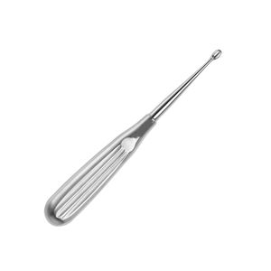 Curette à os chirurgicale en acier inoxydable de haute qualité 170 mm 6.34 pouces Fig 1 largeur Curette en métal réutilisable non stérile puissance manuelle - Product Image 2