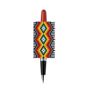 Bolígrafo con cuentas de semillas Bolígrafo de cuentas de semillas completo Acepta diseño personalizado Hecho a mano Único decorativo Oficina Collage School Beads Pen - Product Image 6