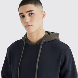 Sudadera con capucha Bape personalizada con cremallera completa para hombre, fabricada en fábrica, precio económico, con bloques de color, venta al por mayor 2026 - Product Image 3