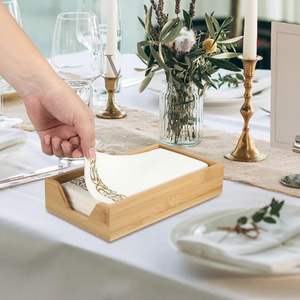 Caja de pañuelos de bambú ecológica de alta calidad para comedor, fabricación de decoración de accesorios para el hogar en Vietnam - Product Image 6