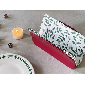 2023 porte-serviettes en acier élégant de fabrication indienne pour mariage Bar Restaurant hôtel maison Table décor boîtes à mouchoirs en gros - Product Image 1