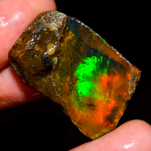 อัญมณีโอปอลธรรมชาติ, ไฟหลายโอปอล, พลอยหยาบโอปอลเอธิโอเปีย, โอปอลเอธิโอเปียนดิบ, พลอยหลวม, 43ซม. R-61 - Product Image 3