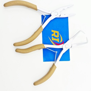 Pinzas Profesionales de Acero Inoxidable de Grado Quirúrgico para Extensiones de Cabello, Anillos Micro, Cuentas, Mango Antideslizante, Herramienta de Salón, OEM/Private - Product Image 6