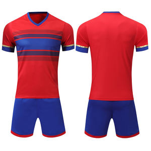 Ensemble de maillot de football respirant pour hommes et garçons Tissu en maille évacuation de l'humidité Impression par sublimation disponible - Product Image 5