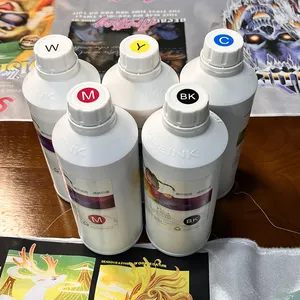 Pigment DTF Ink for T-shirt DTF Printing Machine 1000ML 5000ML Digital Printing Water Based Ink CMYK DTF Pet Film Ink