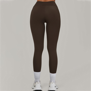 เลกกิ้งเล่นกีฬาโยคะสำหรับผู้หญิงสายแบบเปลือยยืดหยุ่นสูงสำหรับออกกำลังกายในยิมฟิตเนสเล่นกีฬา - Product Image 5