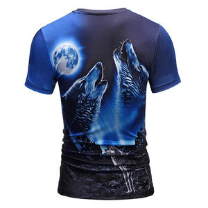 Camiseta de Playa Personalizada por Sublimación para Hombre, Ligera, Informal, de Poliéster, Proveedor OEM - Product Image 2