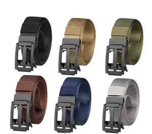 Ceinture tactique robuste pour hommes Ceinture en nylon réglable avec boucle à dégagement rapide pour le sport - Product Image 2
